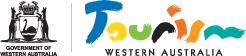 WA Tourism Logo and WA Gov Crest